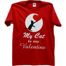 Valentines Cat T-shirt